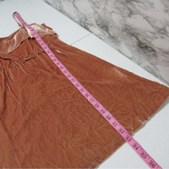 Alice + Olivia The Alexis Velvet Mini Dress Size 2 Rust | Pink - Picture 13 of 16